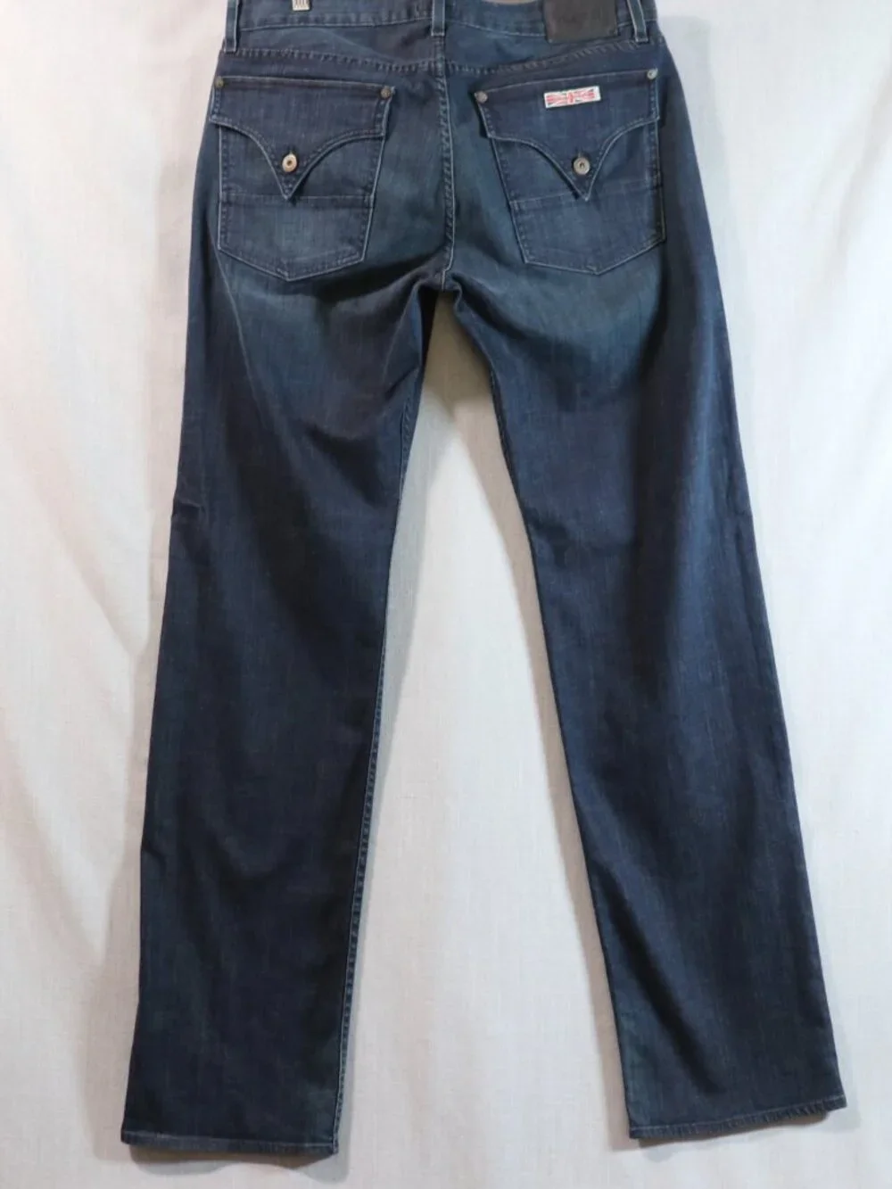 VTG Hudson Clifton Jeans Made in Los Angelos USA | Raw Indigo Denim 34 x 36 Tall - Picture 7 of 16
